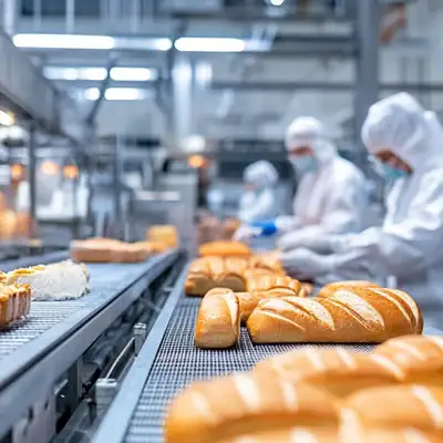 Piezas técnicas de goma para la industria alimentaria